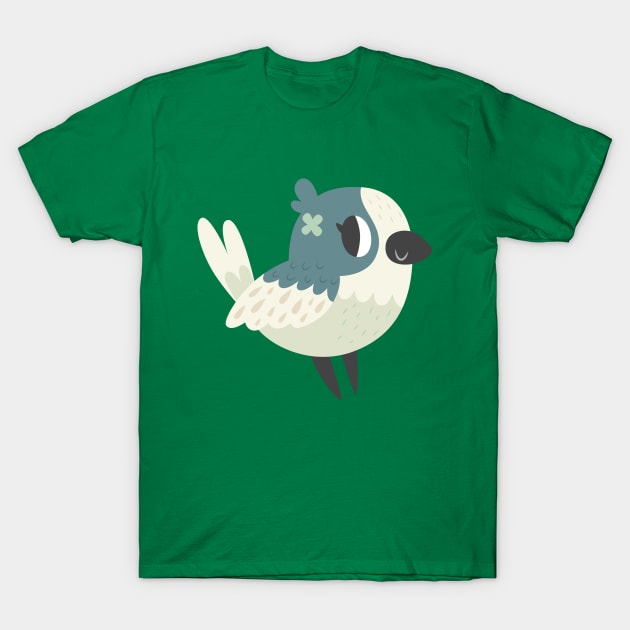 Lucky Little Bird T-Shirt by clairestamper